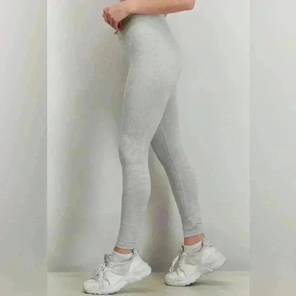 Gymshark
Women Sport Fit Textured Pull On Leggings, Grey - Picture 4 of 9